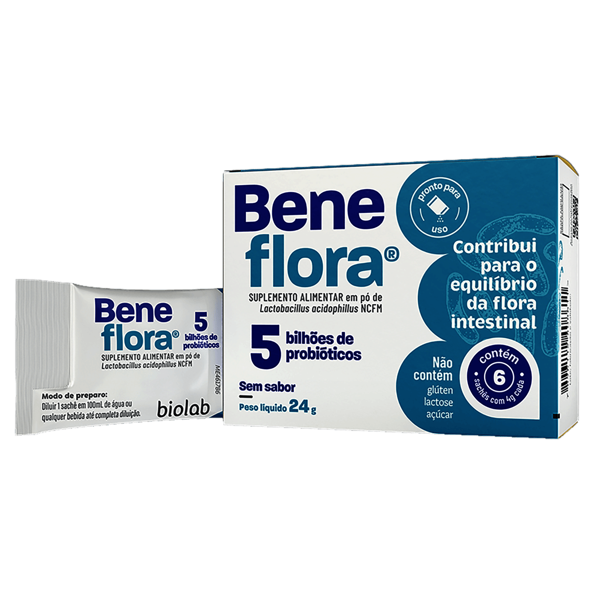 Beneflora 5 Bi 6 Sachês com 4g