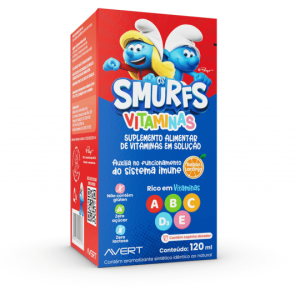 Polivitamínico Infantil Os Smurfs Solução Oral 120mL