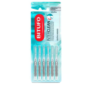 Escova Dental Coty Bitufo Interd Hb Conica Azul 10 Unidades