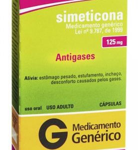 Simeticona 125mg Cápsula Mole - Caixa com 10 Cápsulas