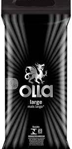 Preservativo Olla Lubrificado Large, 6 Unidades