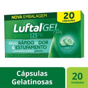 Luftal Gel Caps 125mg Cápsula Mole - Caixa com 20 Cápsulas