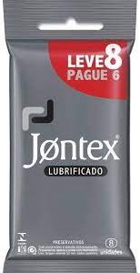 Camisinha Jontex Lubrificado Com 8 Unidades