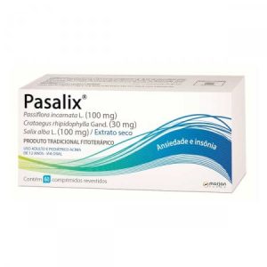 Pasalix 100mg + 30mg + 100mg Comprimido Revestido - Caixa com 60 Comprimidos