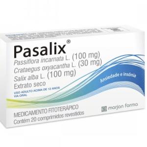 Pasalix - Caixa com 20 Comprimidos Revestidos