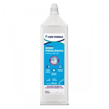 Soro Fisiologico 0,9% 9mg/mL Solução Nasal - Frasco com 500mL