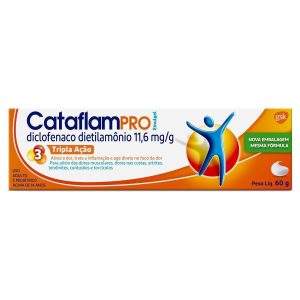 Cataflampro Emulgel 11,6mg/g Emulgel Bisnaga com 60g