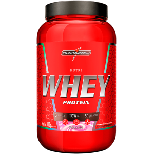 Whey Protein Nutri Whey Integralmedica Sabor Morango Pote 900g