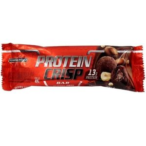 Barra Proteica Integralmedica Protein Crisp Bar trufa de avelã, 1 unidade com 45g