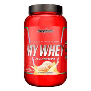 My Whey Pó para Shake Sabor Baunilha Integralmédica Pote 900g