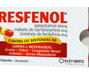 Resfenol 4MG + 4MG + 400MG Cápsula gelatinosa dura - Caixa com 10 Cápsulas