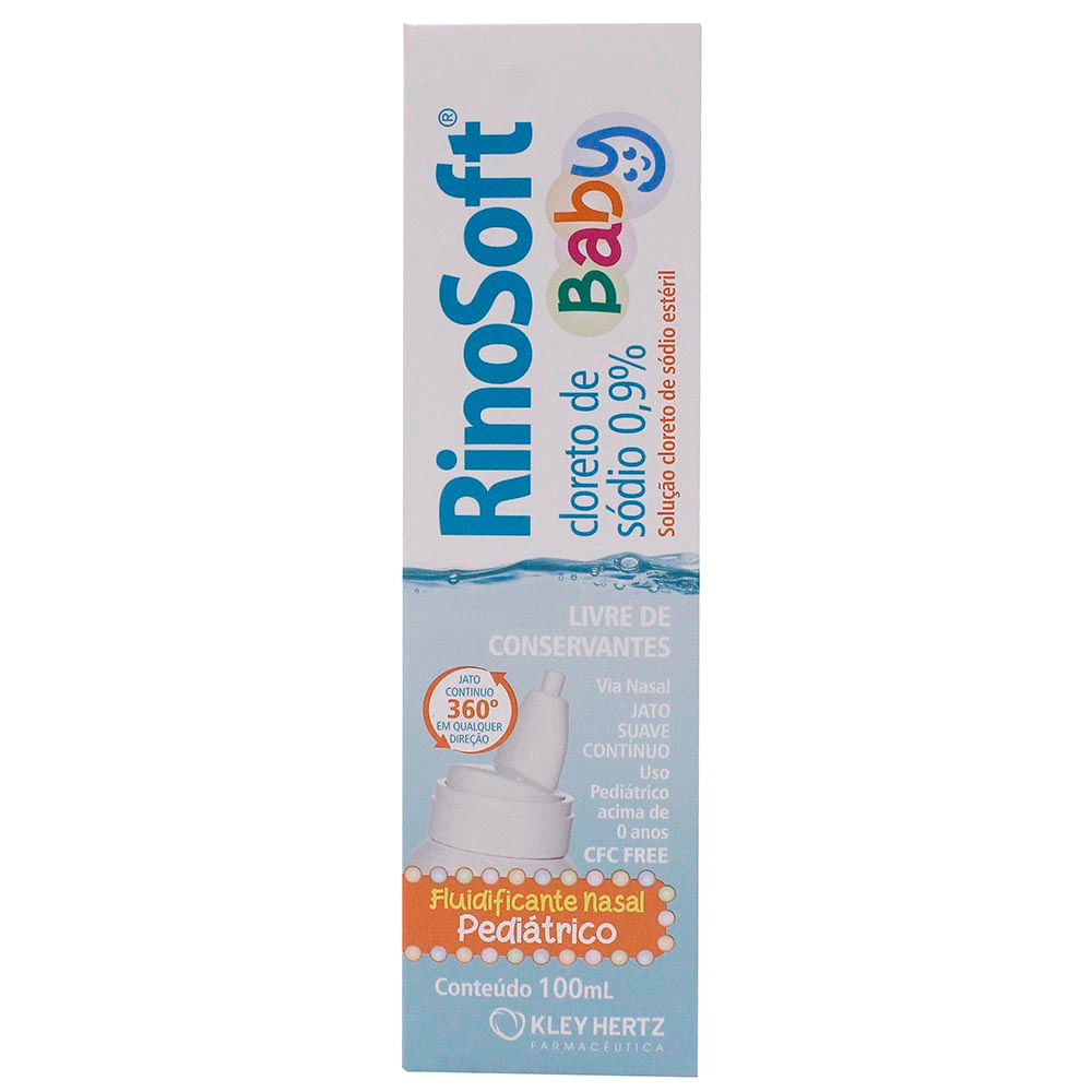 Rinosoft Baby 9mg/mL Solução Nasal - Frasco com 100mL