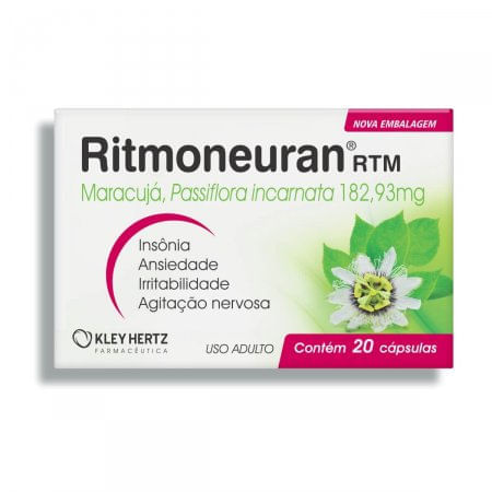 Ritmoneuran Caixa com 20 Cápsulas Gelatinosas