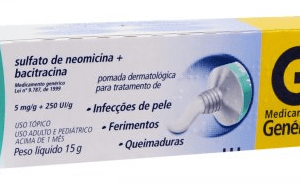 Sulfato de Neomicina + Bacitracina 5 + 250mg/g + Ui/g - 1 Pomada Dermatológica