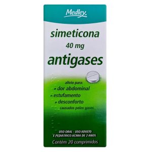 Simeticona 40mg Comprimido - Caixa com 20 Comprimidos