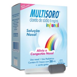 Multisoro Infantil 9mg/mL Solução Nasal - Frasco com 30mL
