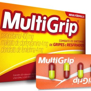 Multigrip 4mg + 4mg + 400mg Cápsula Gelatinosa Dura - Blíster com 4 Cápsulas