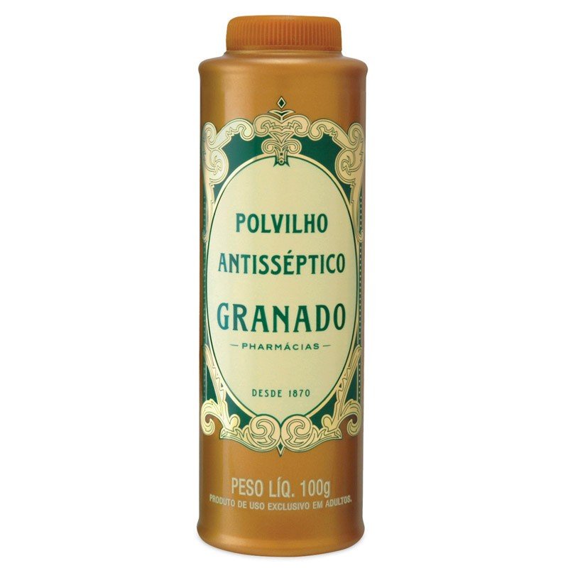 Polvilho Antisséptico 11.735g + 0.352g + 3g + 17.602g Pó Tópico - Frasco com 100 g