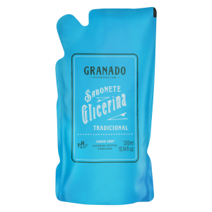 Sabonete Líquido Vegetal Tradicional Granado Glicerina Sachê 300mL Refil