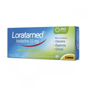 Loratamed 10mg Comprimido - Caixa com 12 Comprimidos