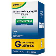 Cloridrato de Ambroxol 30mg/5mL Xarope Frasco com 120mL