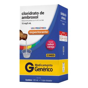 Cloridrato de Ambroxol 15mg/5mL Xarope - Frasco com 120 mL