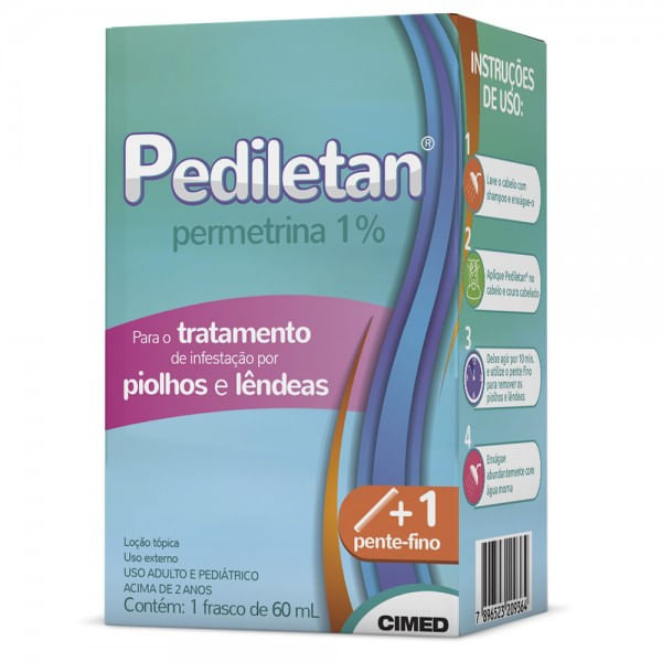 Pediletan 10mg/mL Loção Tópica - Frasco com 60 mL
