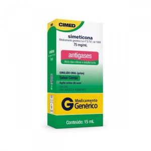 Simeticona 75mg/mL Emulsão Oral (gotas) Frasco com 15mL Sabor Cereja