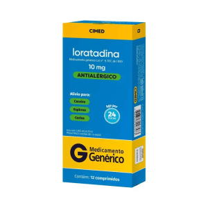 Loratadina 10mg Caixa com 12 Comprimidos