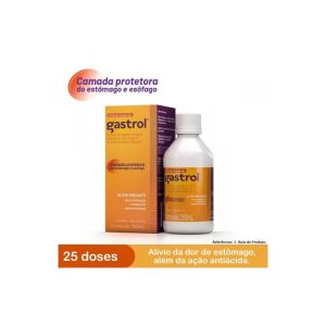 Gastrol 50mg/mL + 180mg/mL + 125mg/mL Suspensão Oral - Frasco com 250 mL