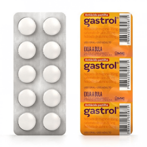 Gastrol 231.5mg + 178mg + 185mg Pastilha - Blíster com 10 Pastilhas