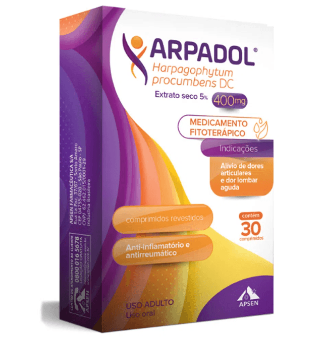 Arpadol 400mg Comprimido Revestido - Caixa com 30 Comprimidos
