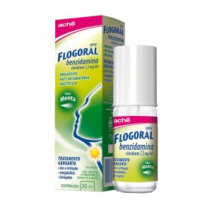 Flogoral (Spray) 1.5mg/mL Colutório - Frasco-Spray com 30mL
