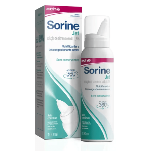 Sorine Jet 0,9% Solução Nasal - Frasco com 100mL