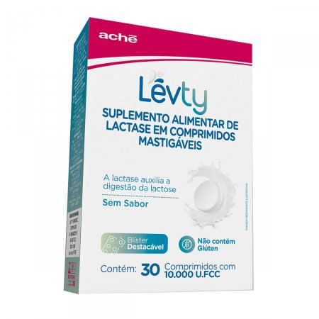 Lévty sem Sabor 30 Comprimidos Mastigáveis