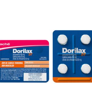 Dorilax DT 450mg + 50mg + 35mg Comprimido - Blíster com 4 Comprimidos