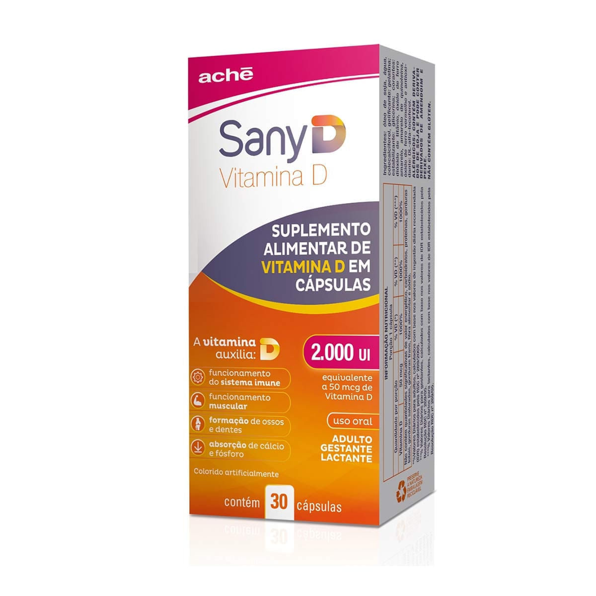 Sany D 2000UI 60 Cápsulas