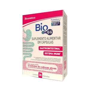 Bio GG 10BI + 1000UI Cápsula Dura - Caixa com 30 Cápsulas