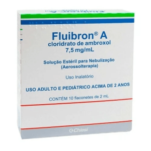 Fluibron A - Monodose 7.5mg/mL Solução para Inalação - 10 Flaconetes com 2 mL