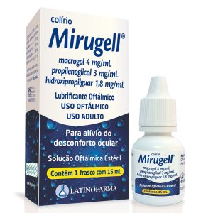 Mirugell 1.8mg/mL + 4mg/mL + 3mg/mL Solução Oftálmica - Frasco com 15 mL