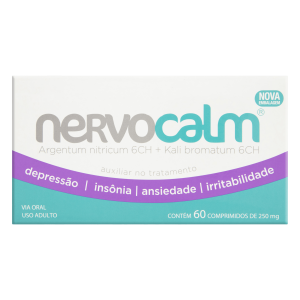 Nervocalm 6CH + 6CH Comprimido - Caixa com 60 Comprimidos