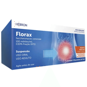 Florax Adulto 100 Milhões/mL Suspensão oral - 5 Flaconetes com 5 mL