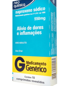 Naproxeno 550mg - 10 Comprimidos