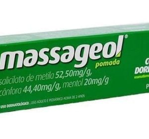 Massageol 44.4mg/g + 20mg/g + 52.5mg/g Pomada Dermatológica - Bisnaga com 15 g