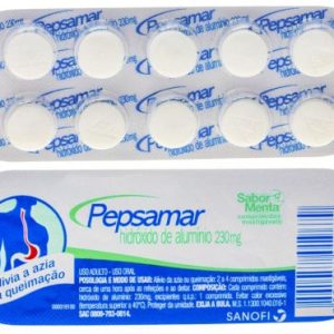 Pepsamar 230mg Comprimido Mastigável - Caixa com 10 Comprimidos
