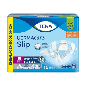 Fralda Geriátrica DermaCare Slip Tena Tamanho G 16 Unidades