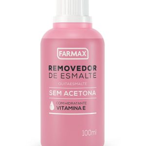 Removedor de Esmalte Farmax Vitamina e Óleo Girassol 100mL