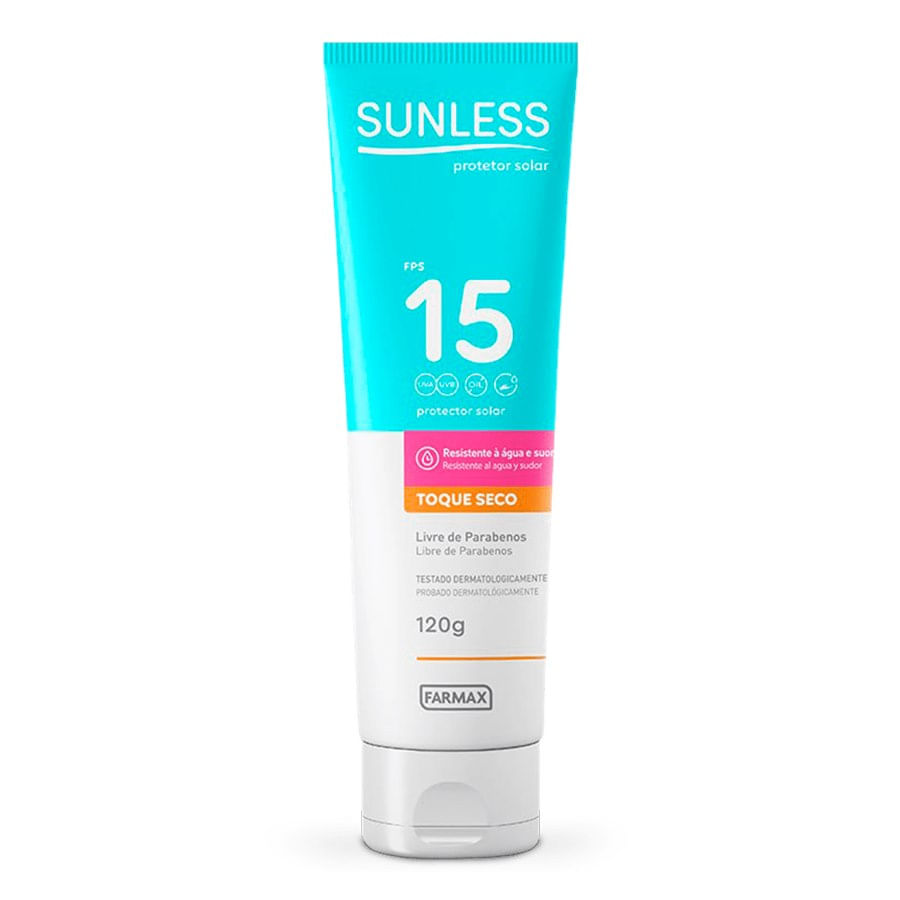 Protetor Solar Fps15 Sunless Oil Free 120G