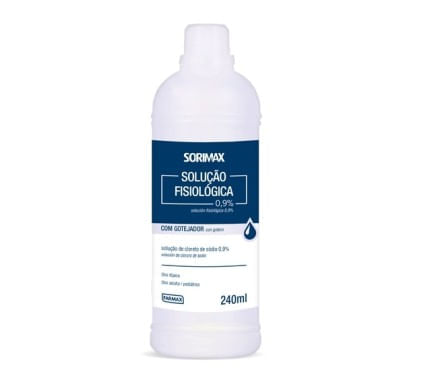 Soro Fisiológico 0,9% Sorimax 240mL