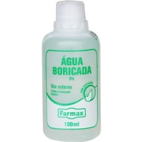 Água Boricada Farmax 100mL